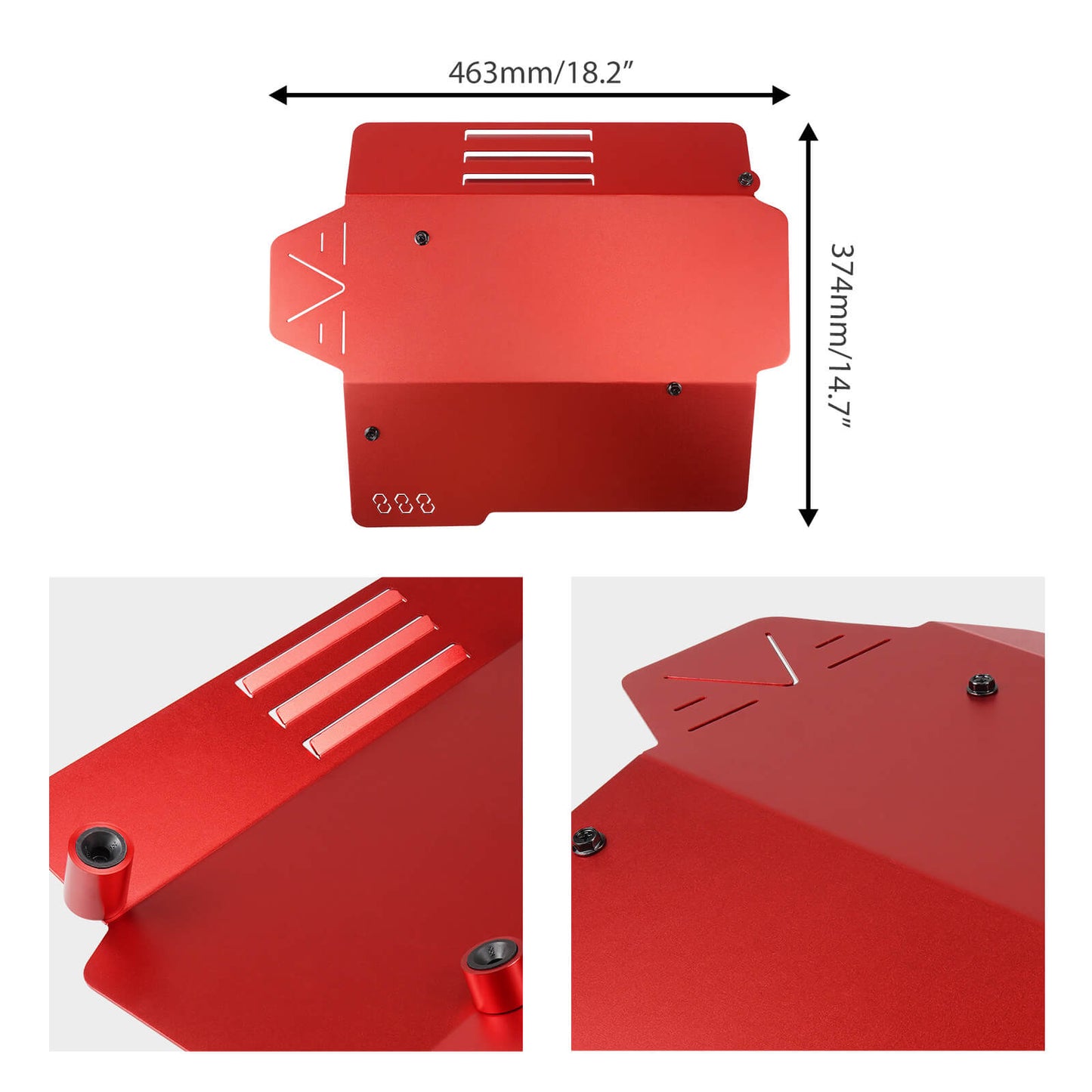 BEVINSEE Aluminum Engine Cover For VW Golf MK7/7.5 GTI Jetta GLI Atlas