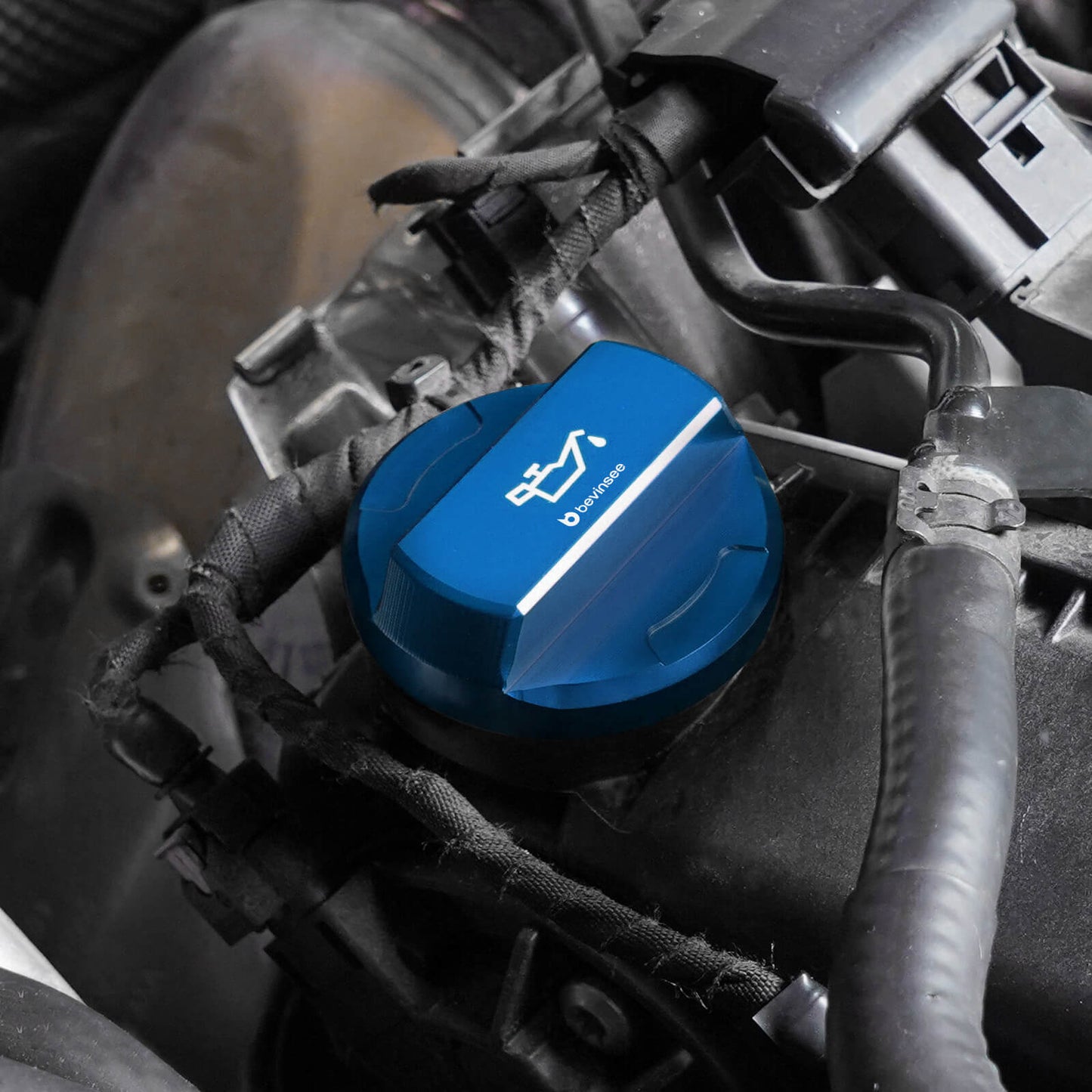 Aluminum Engine Oil Fill Cap for VW Golf Mk7 Passat B8 Audi A3 A4 A6