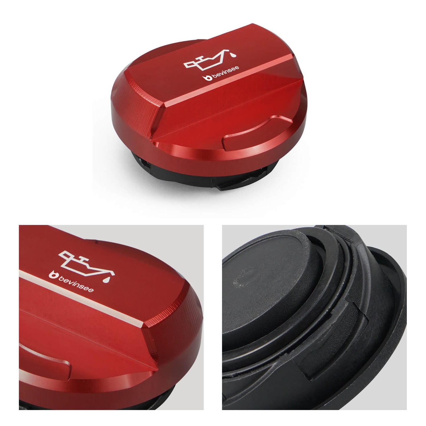 Aluminum Engine Oil Fill Cap for VW Golf Mk7 Passat B8 Audi A3 A4 A6
