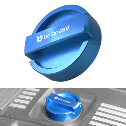 BEVINSEE Aluminum Engine Oil Filler Neck Sealing Cap For BMW E36 E46 E90 E92 Z4 E85