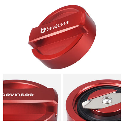 BEVINSEE Aluminum Engine Oil Filler Neck Sealing Cap For BMW E36 E46 E90 E92 Z4 E85