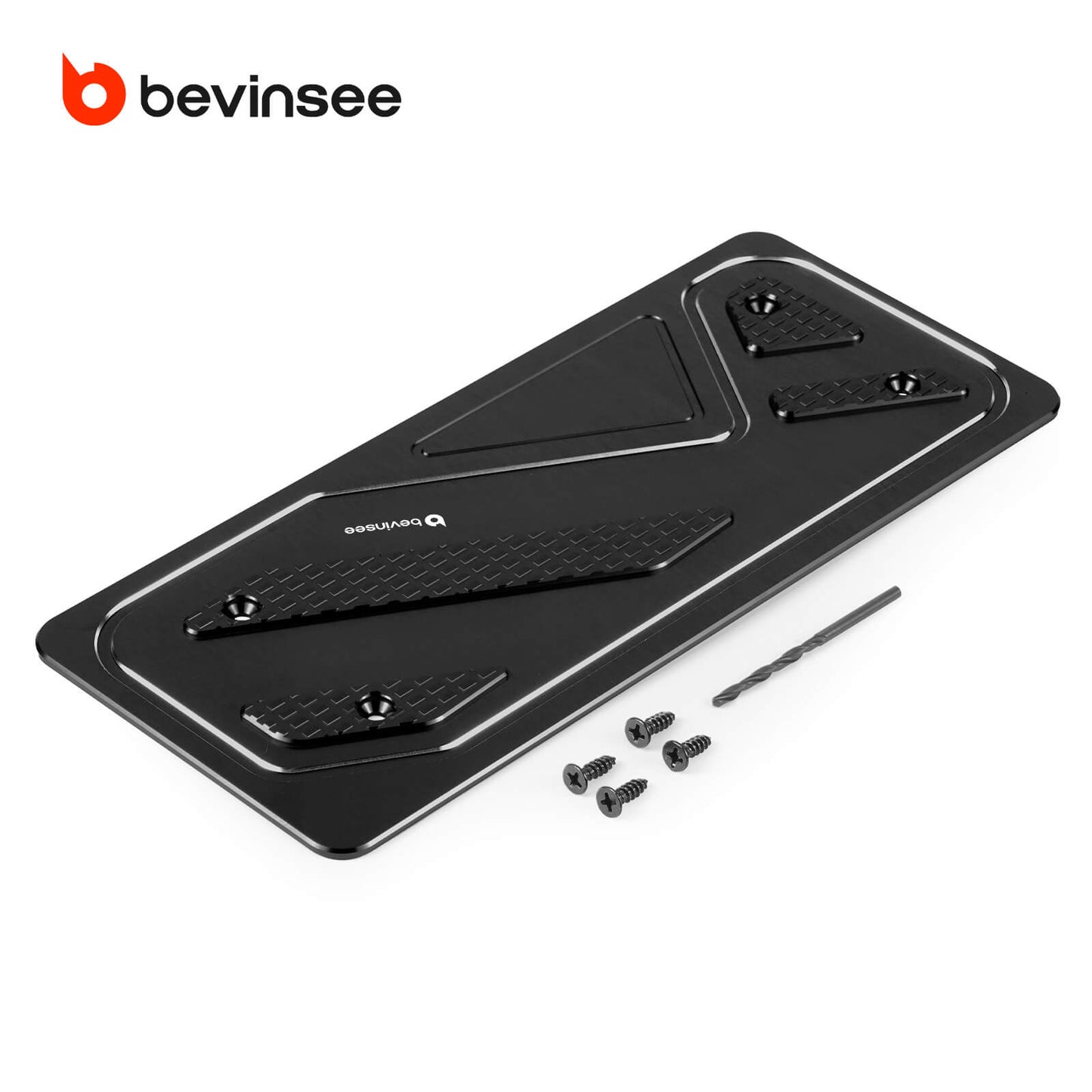 BEVINSEE Aluminum Foot Rest Pedal Cover For VW For Golf MK7 MK8 For Audi A3 8V Left Hand Drive