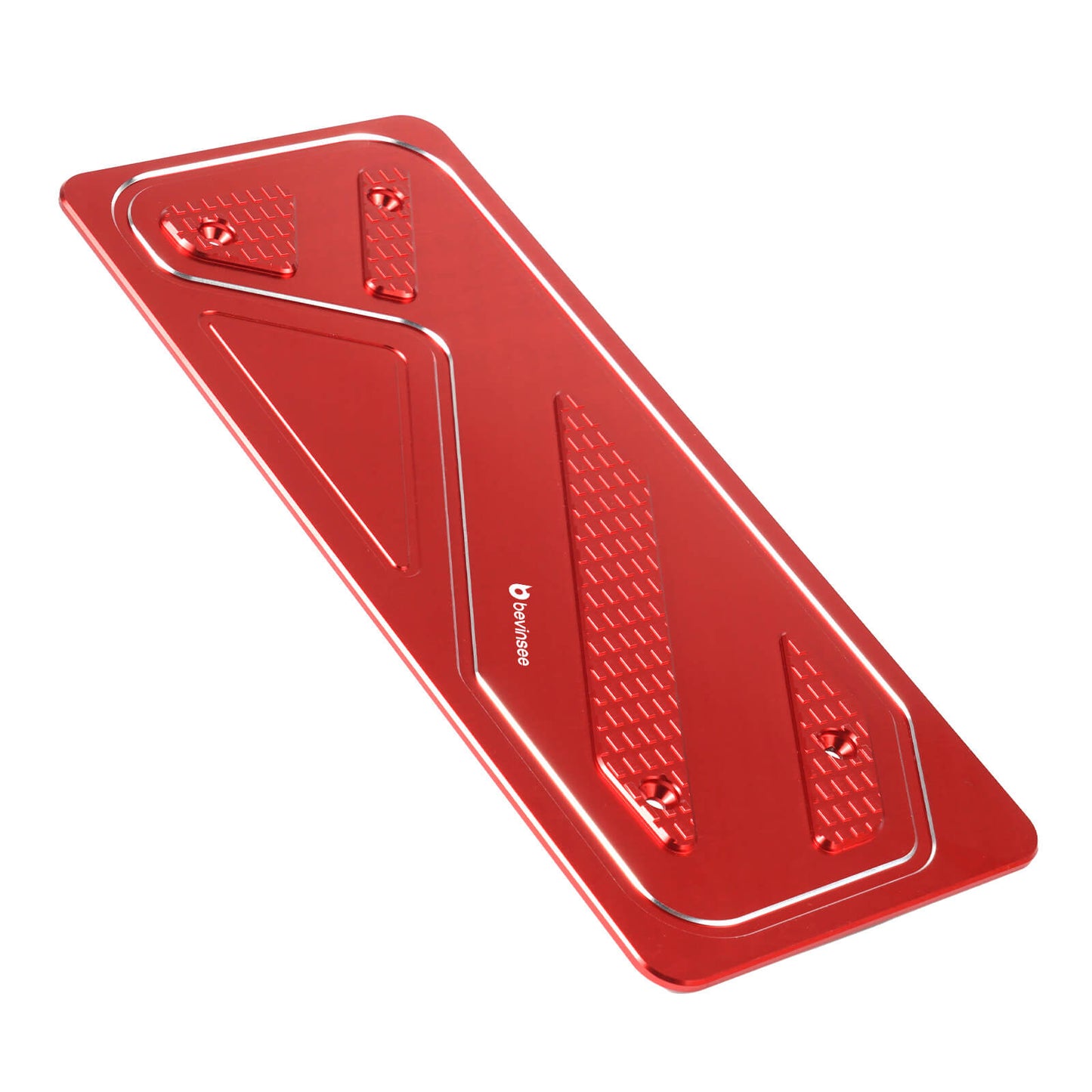 BEVINSEE Aluminum Foot Rest Pedal Cover For VW For Golf MK7 MK8 For Audi A3 8V Left Hand Drive