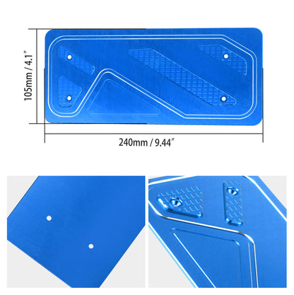 BEVINSEE Aluminum Foot Rest Pedal Cover For VW For Golf MK7 MK8 For Audi A3 8V Left Hand Drive