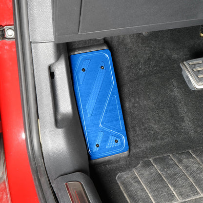 BEVINSEE Aluminum Foot Rest Pedal Cover For VW For Golf MK7 MK8 For Audi A3 8V Left Hand Drive