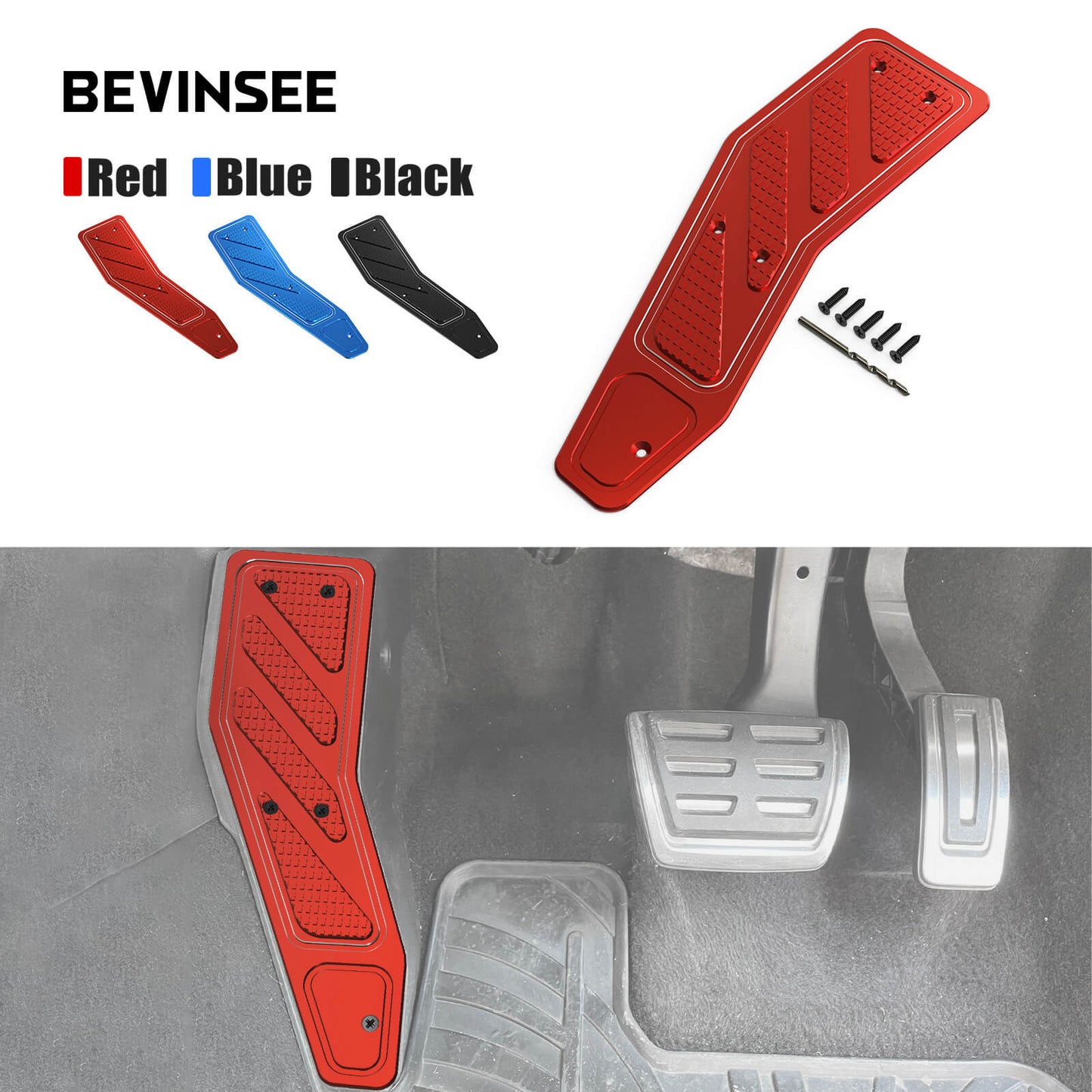 Aluminum Foot Rest Pedal Cover For VW Golf 7 GTI Audi A3 8V Right Hand Drive