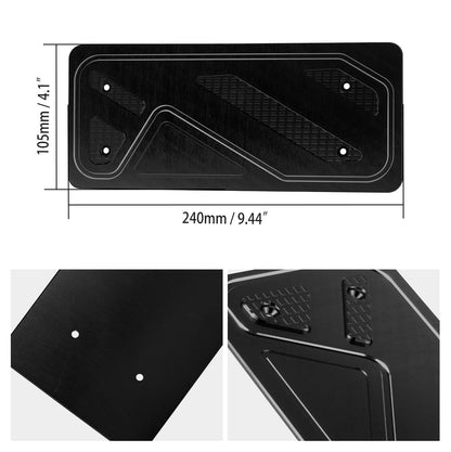 BEVINSEE Aluminum Foot Rest Pedal Cover For VW For Golf MK7 MK8 For Audi A3 8V Left Hand Drive
