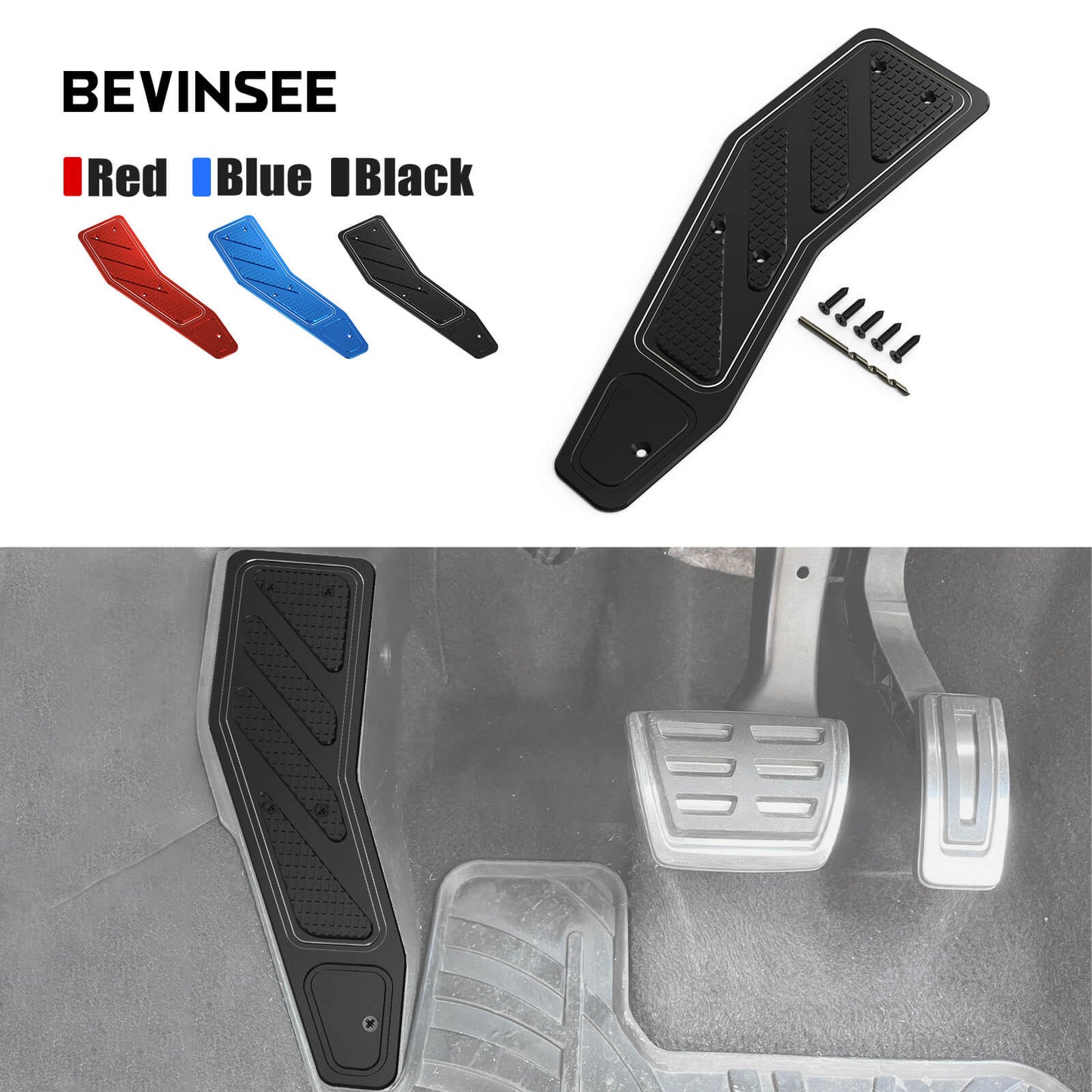 Aluminum Foot Rest Pedal Cover For VW Golf 7 GTI Audi A3 8V Right Hand Drive