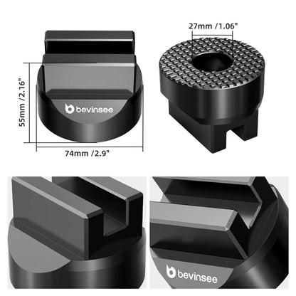 BEVINSEE Aluminum Jack Pad Adapter For VW GOLF MK7 MK7.5 MK8 AUDI A3 8V 2012-2026