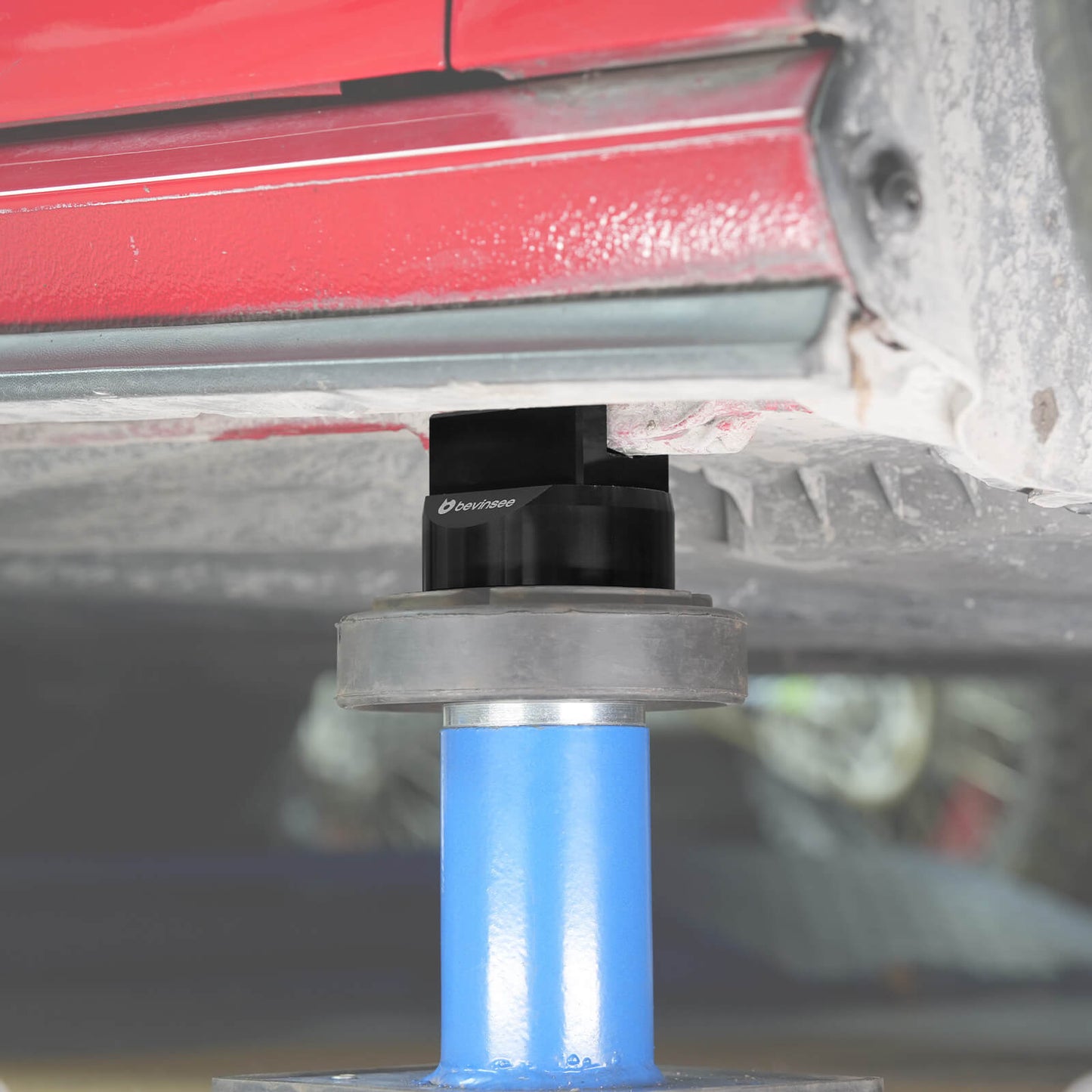 BEVINSEE Aluminum Jack Pad Adapter For VW GOLF MK7 MK7.5 MK8 AUDI A3 8V 2012-2026