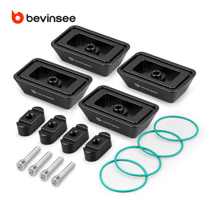 BEVINSEE Billet Aluminum Jack Pad Set For BMW G20 G22 G23 G80 G82