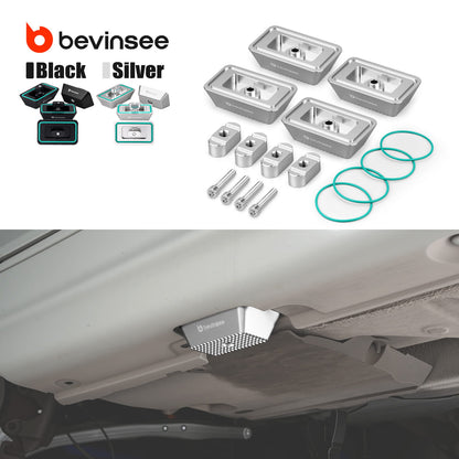 BEVINSEE Billet Aluminum Jack Pad Set For BMW G20 G22 G23 G80 G82