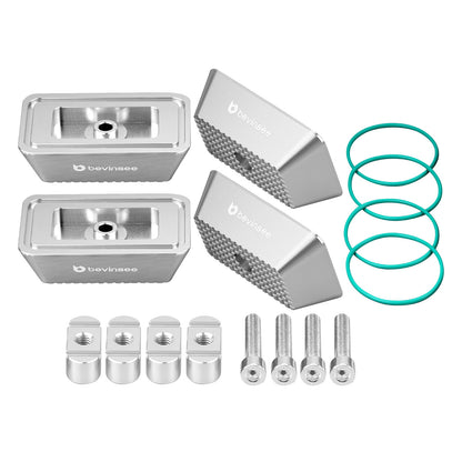 BEVINSEE Billet Aluminum Jack Pad Set For BMW G20 G22 G23 G80 G82
