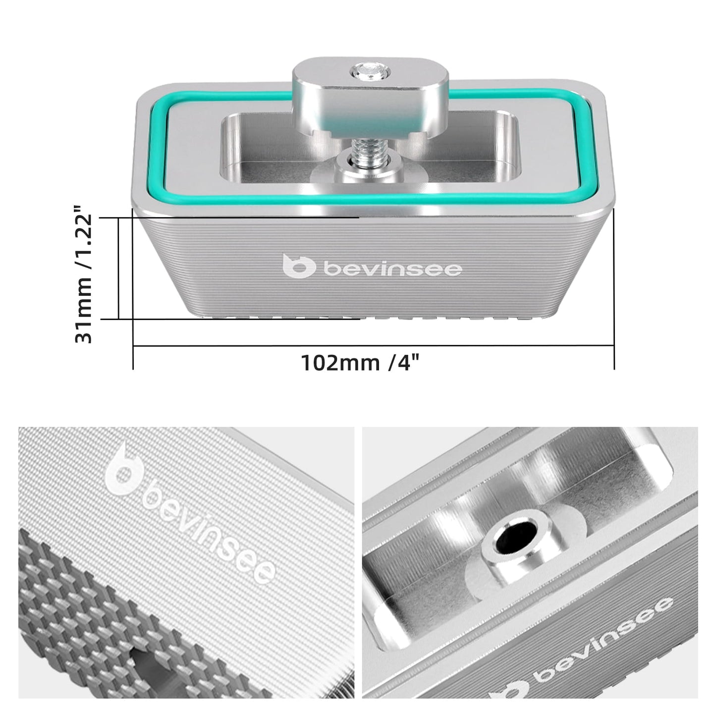 BEVINSEE Billet Aluminum Jack Pad Set For BMW G20 G22 G23 G80 G82