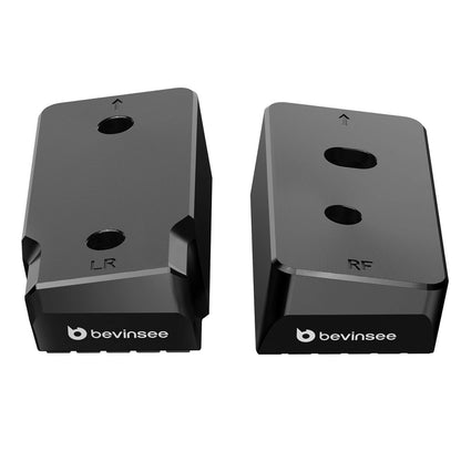 Set di tamponi di sollevamento in alluminio BEVINSEE per Ford Mustang S550 2015-2023