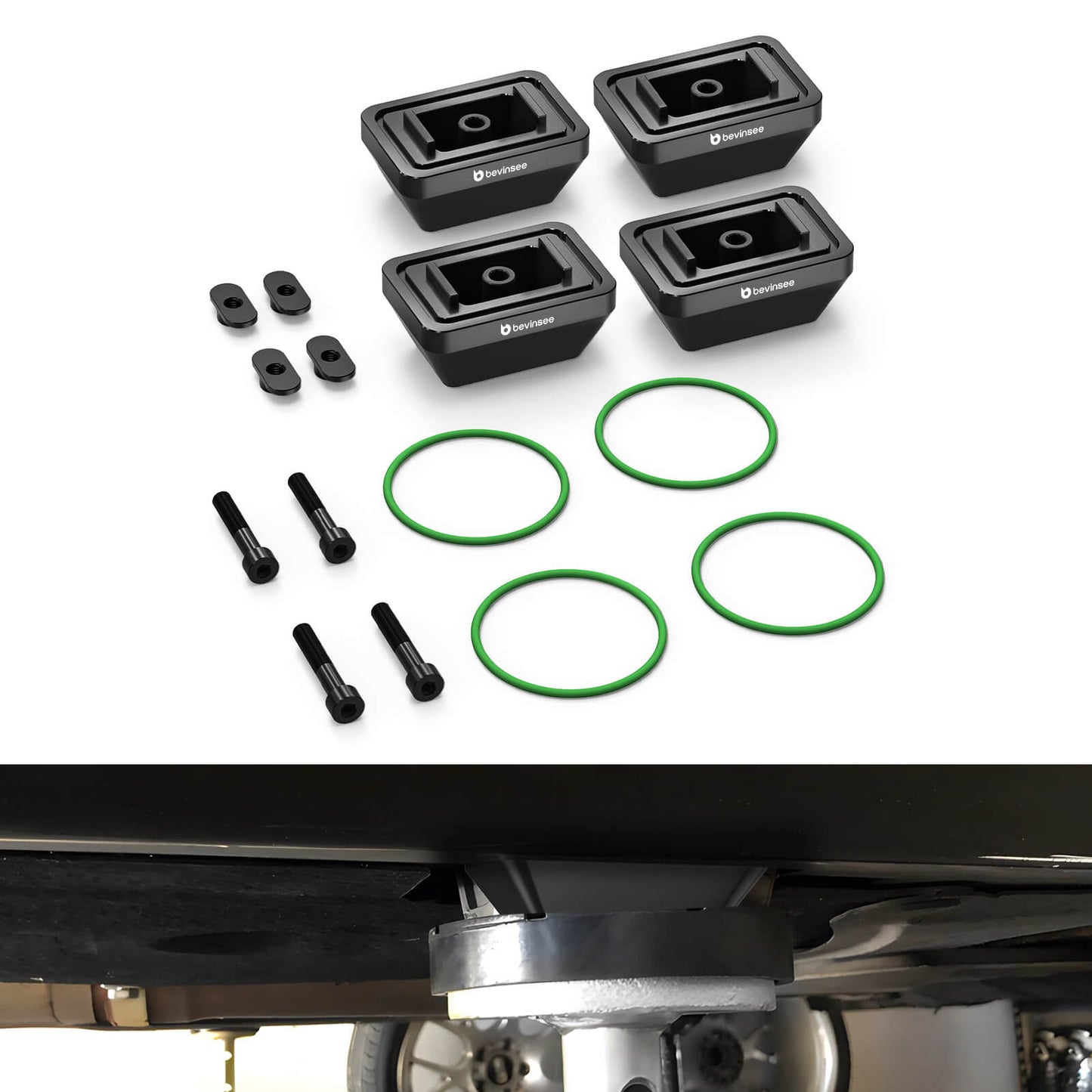 Aluminum Jack Pad Set For BMW E90 E92 E8X F30 F31 F32 F33 F20 F80 M3 M4 Supra A90