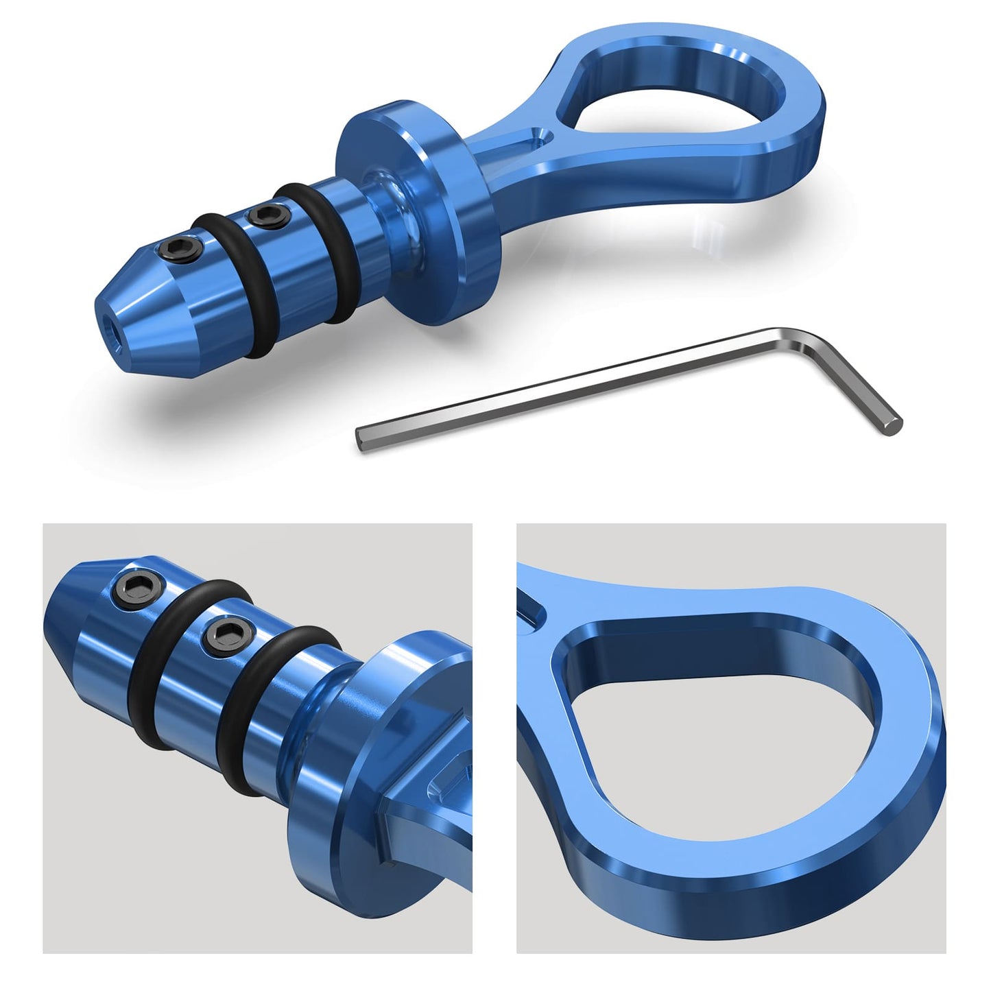 Aluminum Oil Dipstick Handle For BMW E46 E39 Z4 M52TU M54 325i 328i 330i 525i 530i