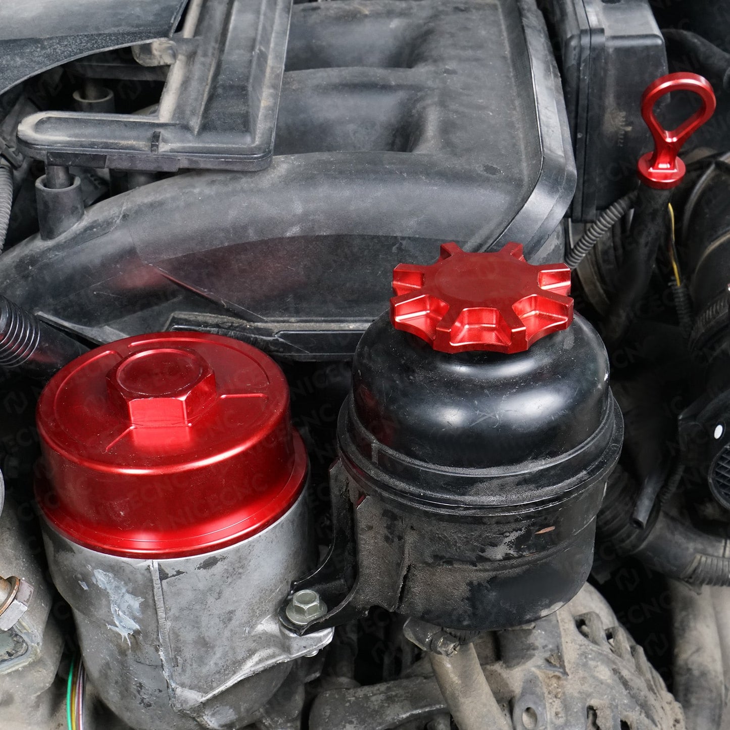 Aluminum Oil Dipstick Handle For BMW E46 E39 Z4 M52TU M54 325i 328i 330i 525i 530i