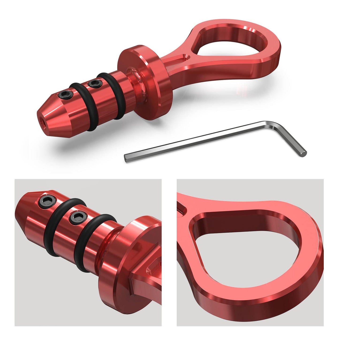 Aluminum Oil Dipstick Handle For BMW E46 E39 Z4 M52TU M54 325i 328i 330i 525i 530i