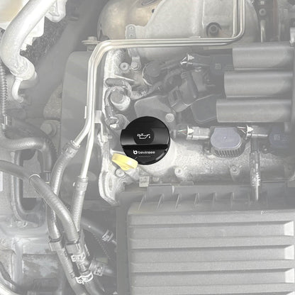 Aluminum Oil Filler Cap Cover For VW EA211 Engine 1.0 TSI, 1.2 TSI, 1.4 TSI, 1.4 GTE/hybrid