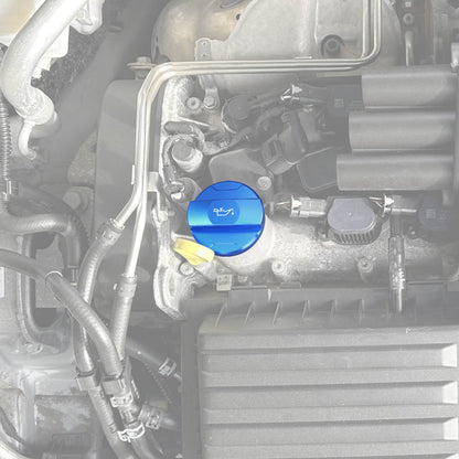 Aluminum Oil Filler Cap Cover For VW EA211 Engine 1.0 TSI, 1.2 TSI, 1.4 TSI, 1.4 GTE/hybrid