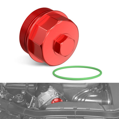 Aluminum Oil Filter Housing Cap For BMW E90 E92 E93 M3 S65 V8 Engine