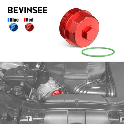 Aluminum Oil Filter Housing Cap For BMW E90 E92 E93 M3 S65 V8 Engine