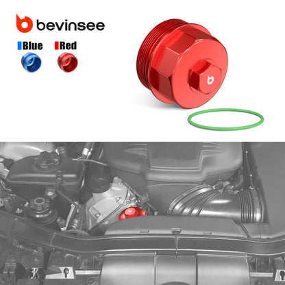 Aluminum Oil Filter Housing Cap For BMW E90 E92 E93 M3 S65 V8 Engine