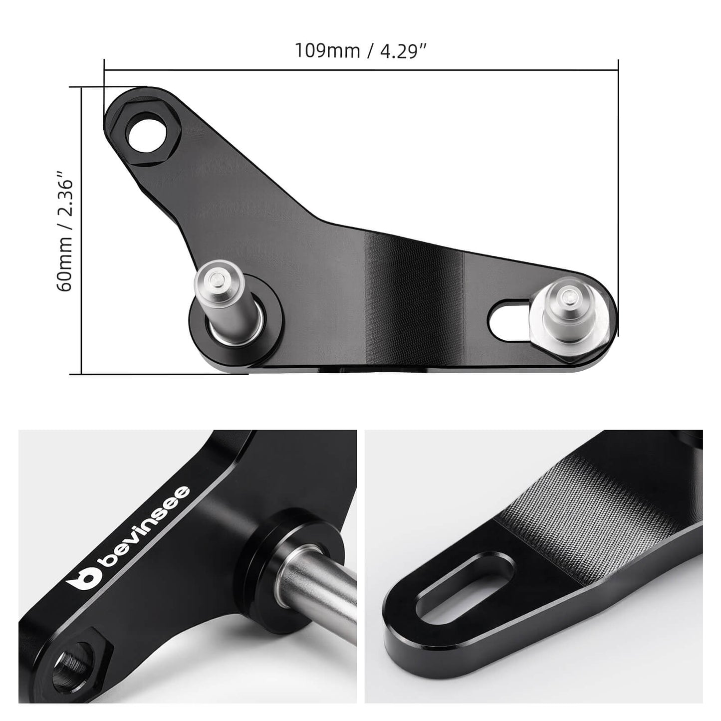 BEVINSEE Aluminum Relay Lever Assembly For VW GOLF MK5/6 For JETTA MK5/6 For MQ200 5 speed