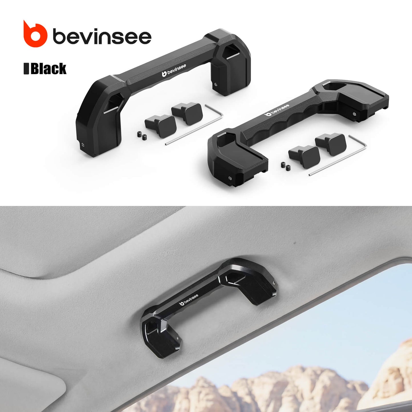 Aluminum Rust-proof Grab Handles For 4Runner Yaris Prius Scion XD