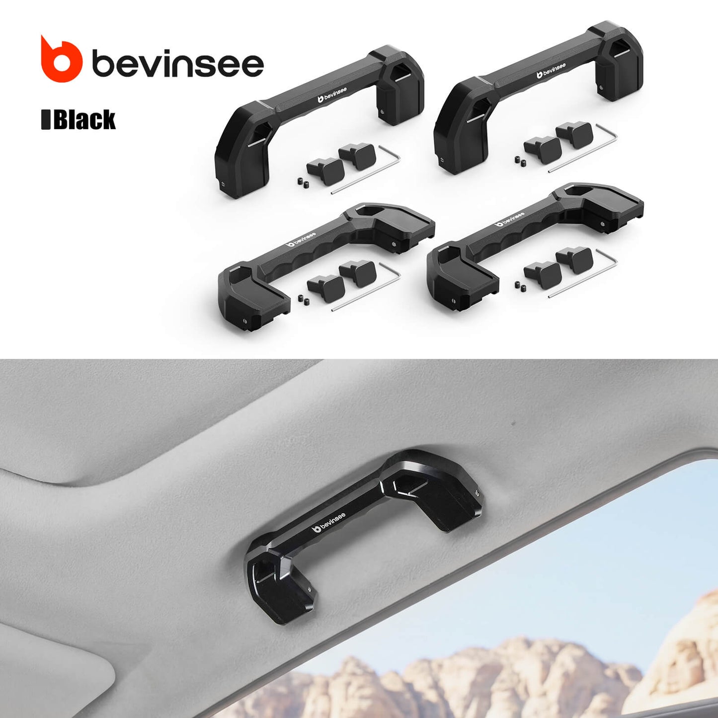 Aluminum Rust-proof Grab Handles For 4Runner Yaris Prius Scion XD