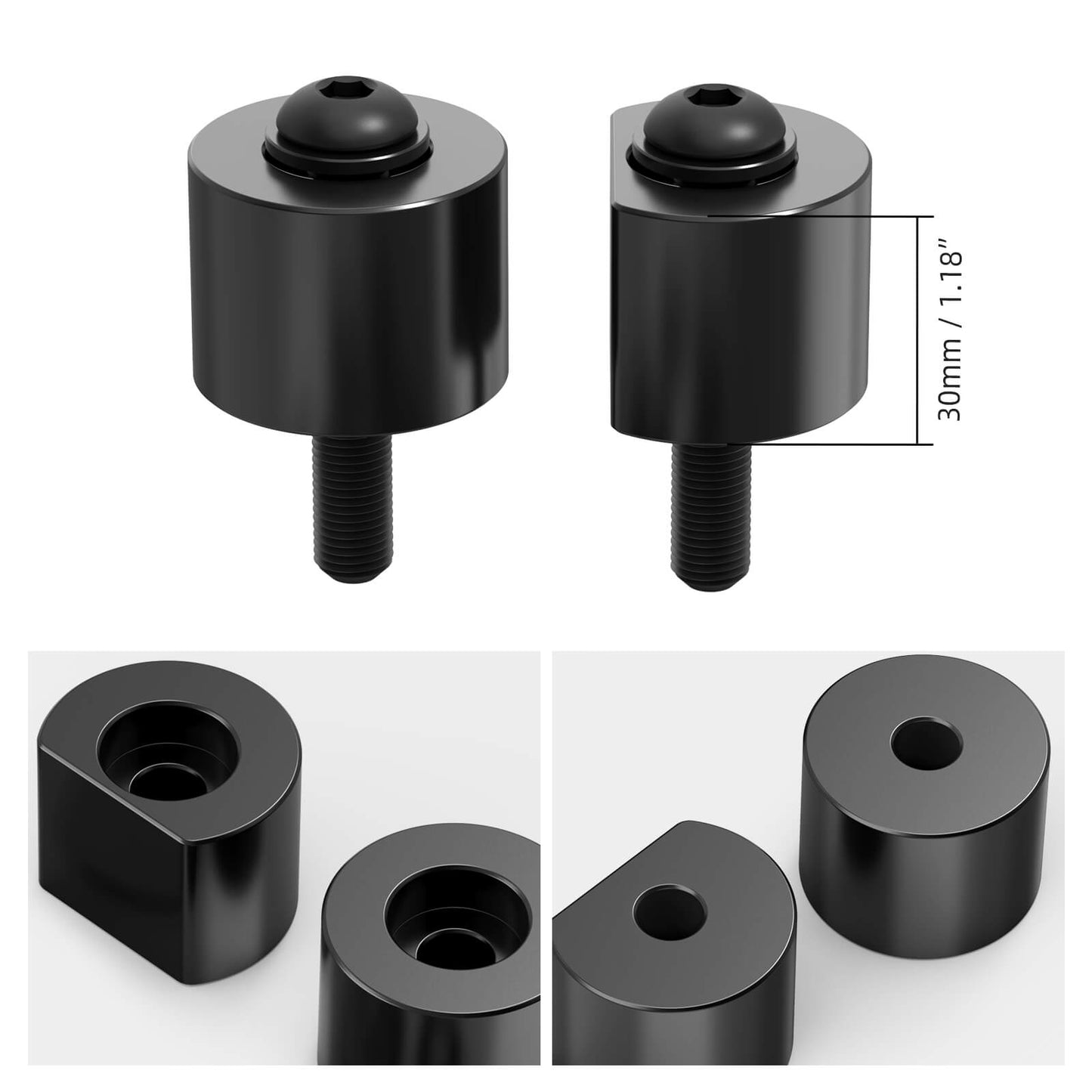 Aluminum Seat Adjustment Spacer For VW Golf MK7 2015-2021