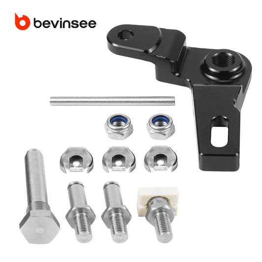 Conjunto de relé de palanca de cambios corta de aluminio únicamente para cajas manuales de 6 velocidades, Golf MK4 MK5 MK6 MK7, Audi A3 8V TT MK3