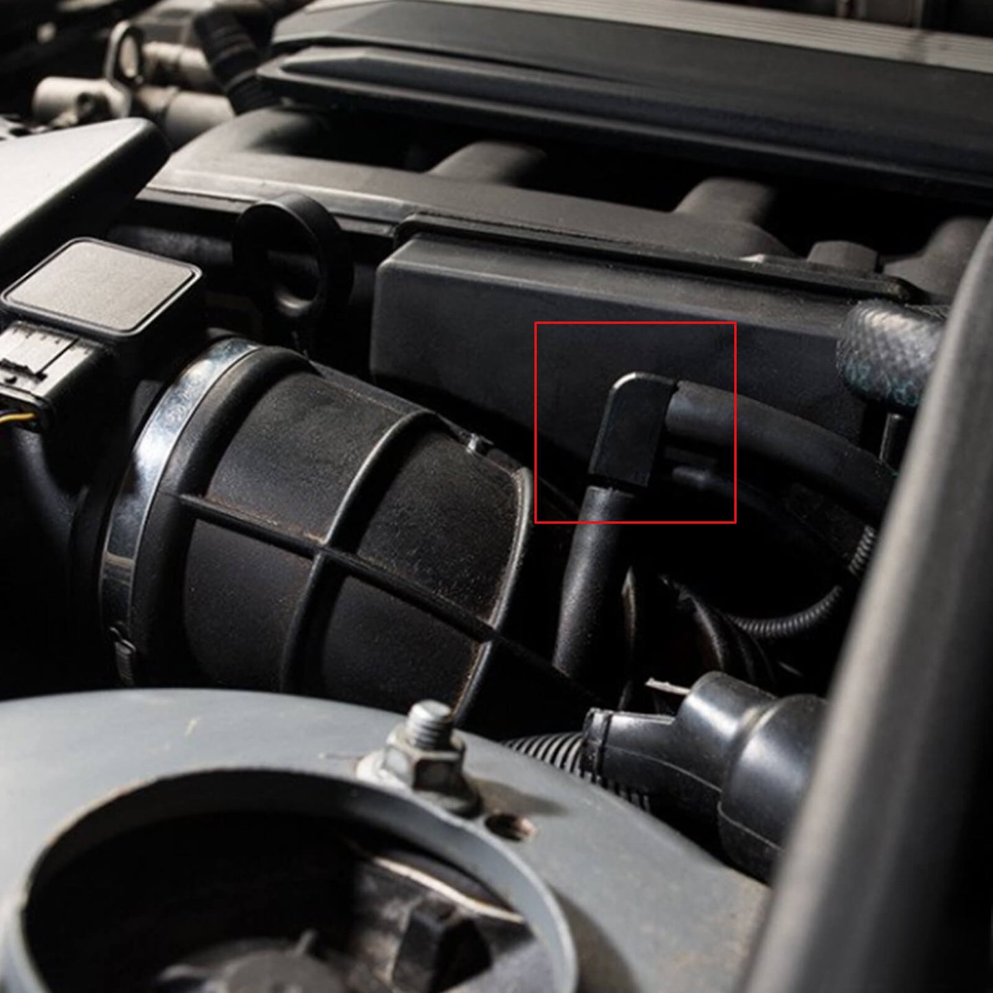 Aluminum Vacuum Hose F-Connector For BMW E39 E46 Z3 M54 Engine