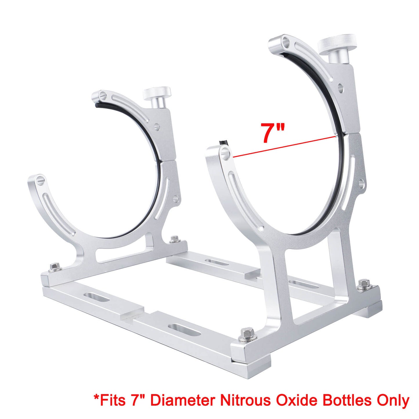 Anodized Nitrous Oxide Bottle Brackets For Nissan X-Trail Navara Qashqai