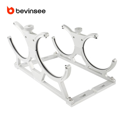 Billet Aluminum 7" Dual Double Nitrous Oxide NOS Bottle Bracket Holder