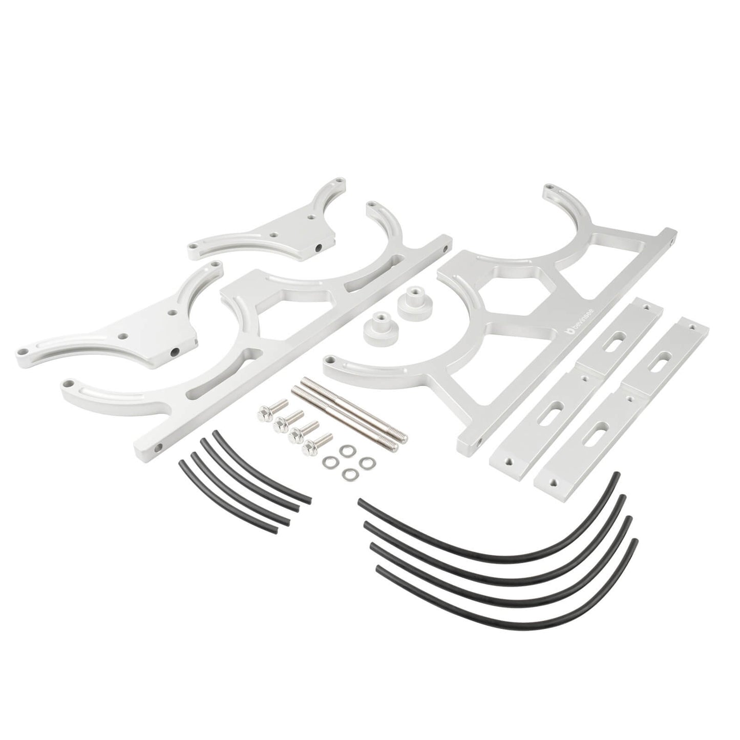Billet Aluminum 7" Dual Double Nitrous Oxide NOS Bottle Bracket Holder