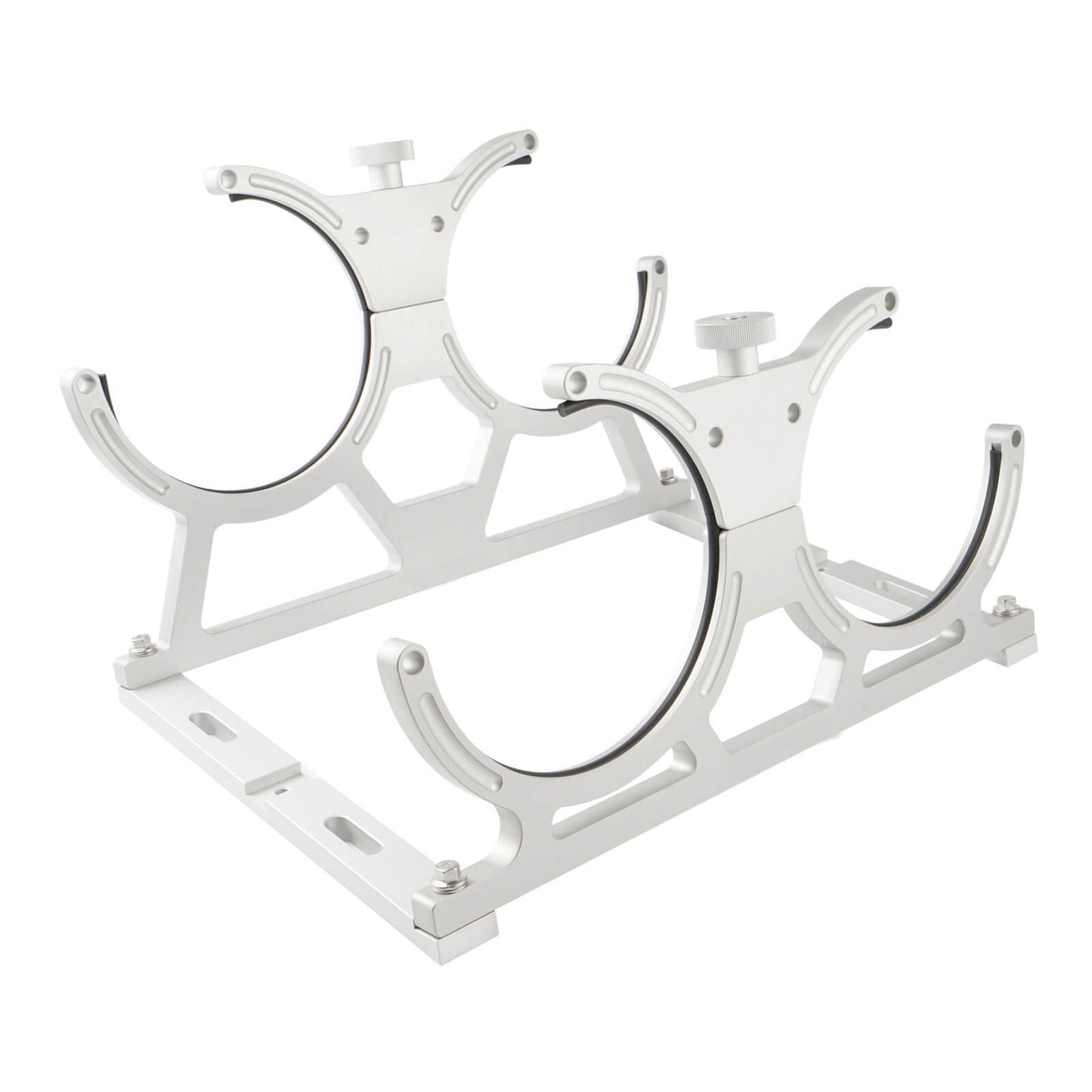 Billet Aluminum 7" Dual Double Nitrous Oxide NOS Bottle Bracket Holder