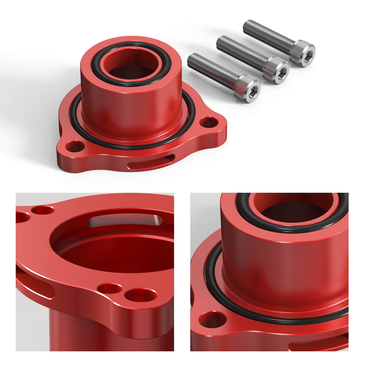 Anodised Atmospheric Blow off Valve Spacer VW GTI Golf R Jetta