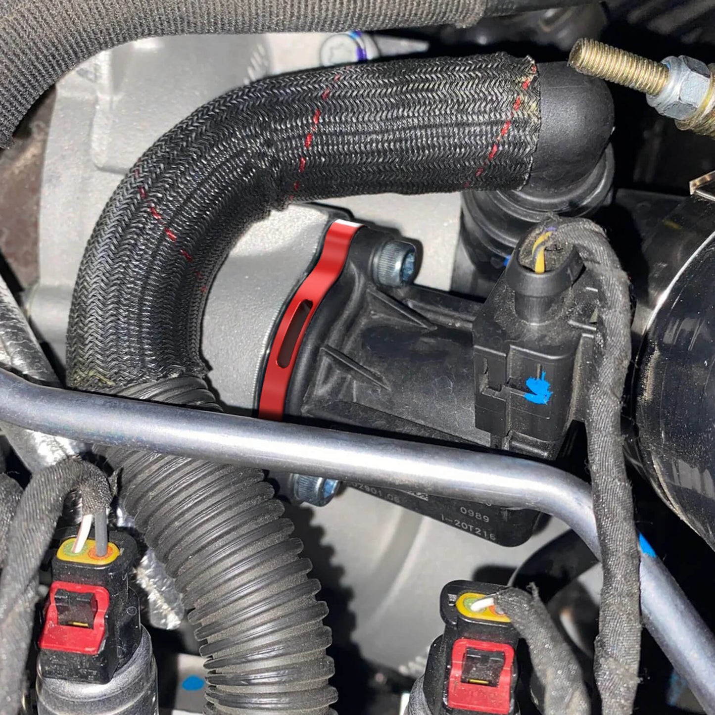 Anodised Atmospheric Blow off Valve Spacer VW GTI Golf R Jetta