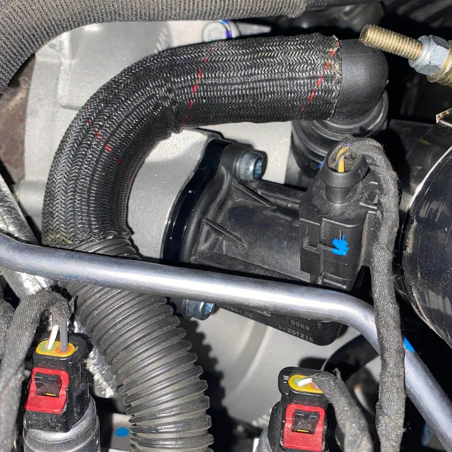 Anodised Atmospheric Blow off Valve Spacer VW GTI Golf R Jetta