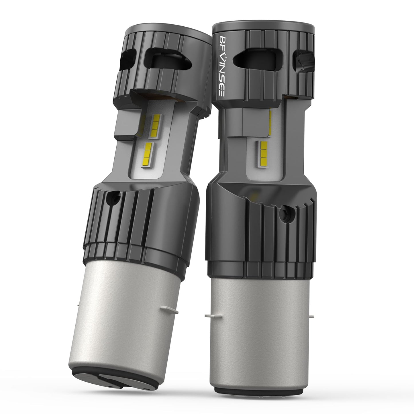 BEVINSEE BA20D H6 LED Motorcycle Headlight 70W 12000LM Hi/Lo Beam