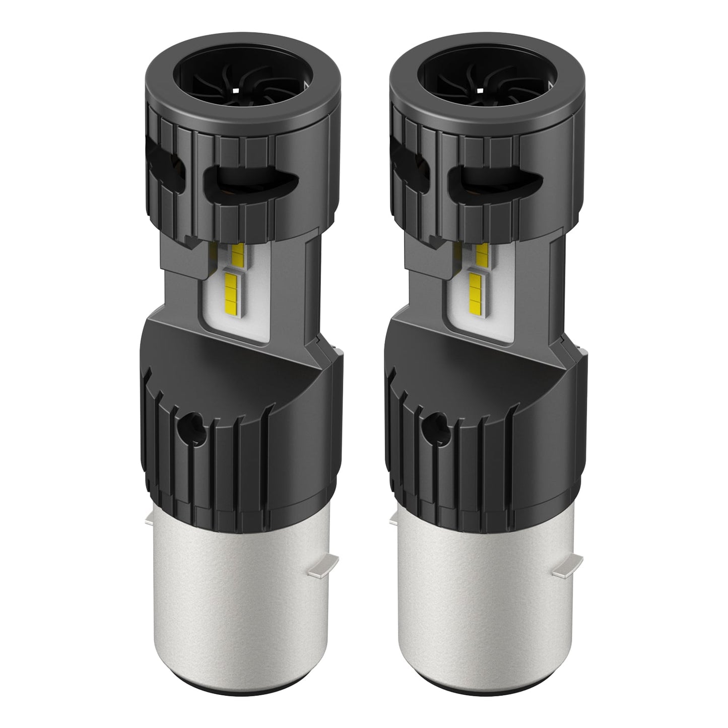 BEVINSEE BA20D H6 LED Motorcycle Headlight 70W 12000LM Hi/Lo Beam