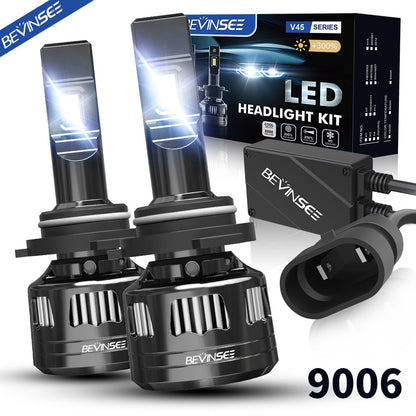 BEVINSEE V45 9006/HB4 LED Headlight Bulb 6000K 22000LM