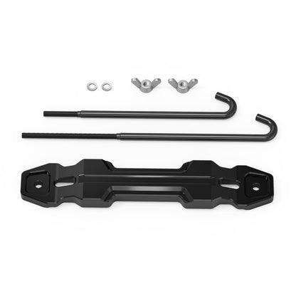 BEVINSEE Aluminum Battery Hold Down Sets Battery Tie Down Bracket For 4Runner FJ Cruiser