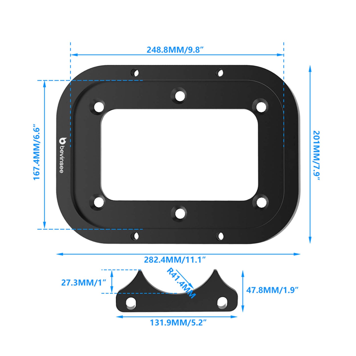 Battery Tray Hold Down Mount For Optima Red Yellow Blue Top 34 34/78 D34 D34/78 34M D34M