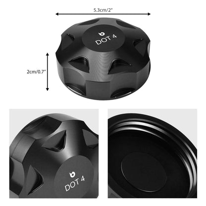 Billet Aluminum Brake Fluid Cap For VW Golf Polo  Audi A3 TT