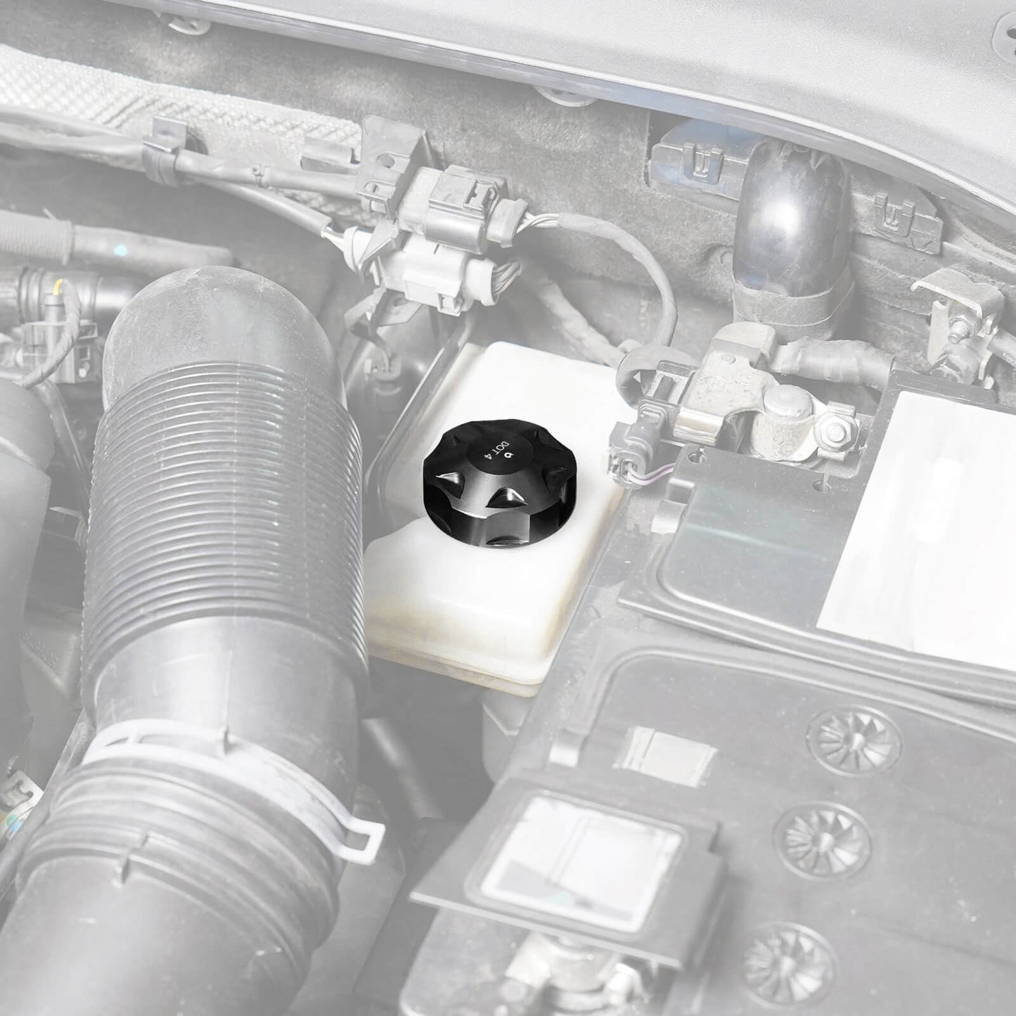 Billet Aluminum Brake Fluid Cap For VW Golf Polo  Audi A3 TT