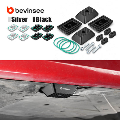 BEVINSEE Billet Aluminum Jack Pad Set For BMW F30 F31 F32 F33 F20 M3 M4 F80 F82