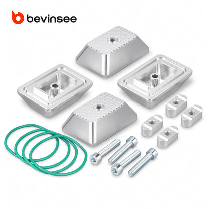 BEVINSEE Billet Aluminum Jack Pad Set For BMW F30 F31 F32 F33 F20 M3 M4 F80 F82